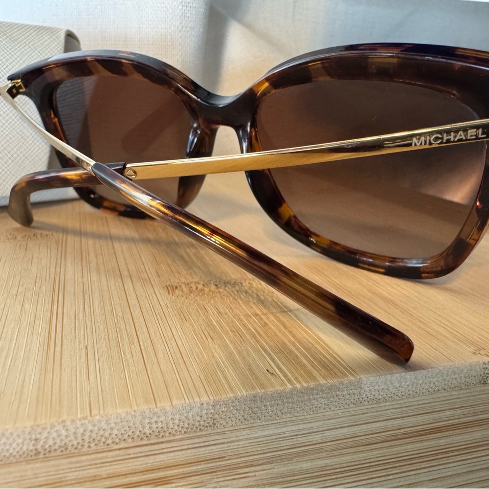 Michael Kors Brown Tortoise Sunglasses - Picture 3 of 6